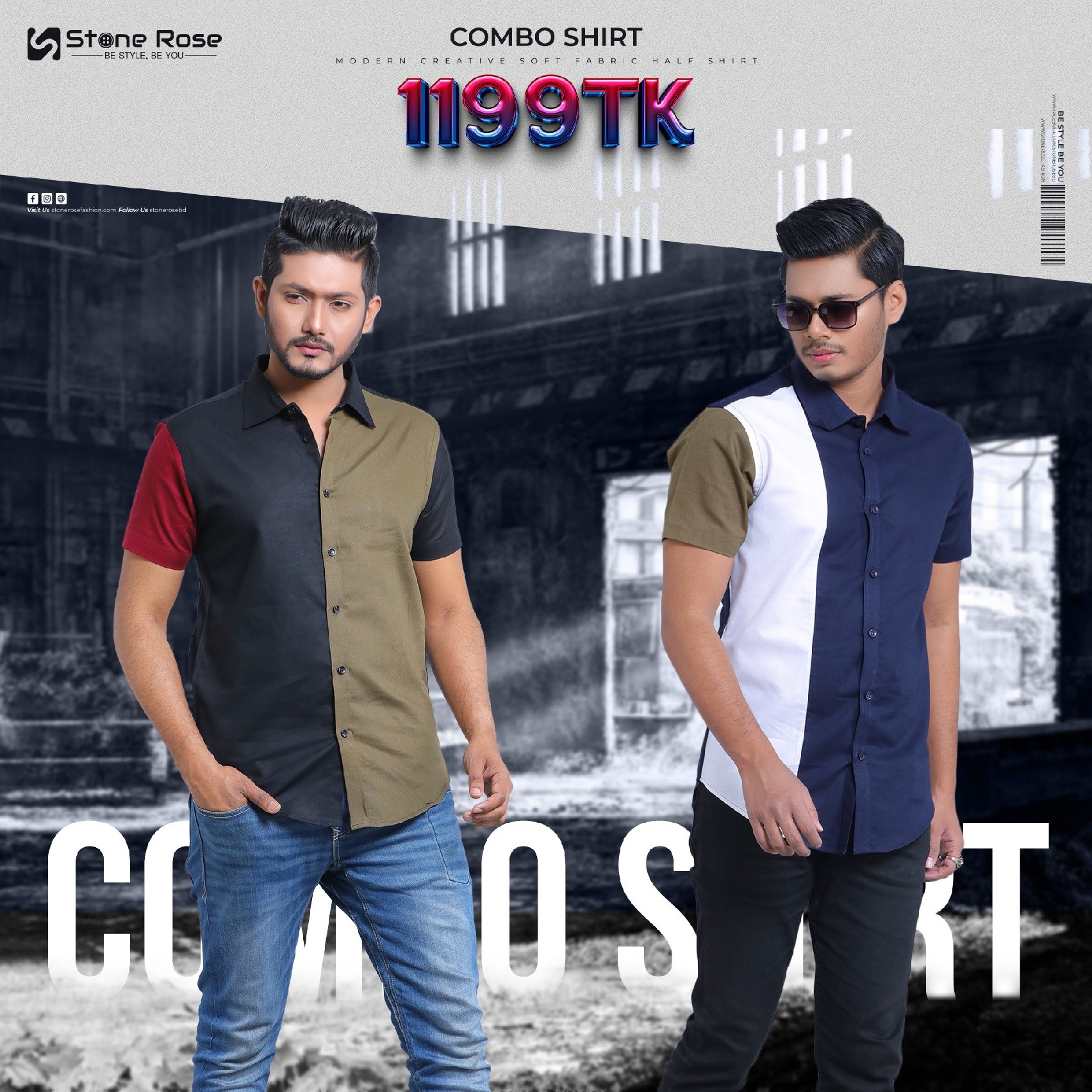 Men Summer Premium Black Tracksuit-25521T